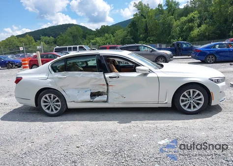 2021 BMW 740I xDrive из США, поврежденный, VIN WBA7T4C05MCE53155